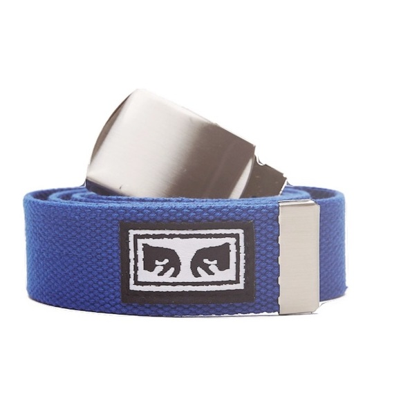Obey NWT BIG Boy Web Belt Blue Belt OSFA Belt - Picture 1 of 9